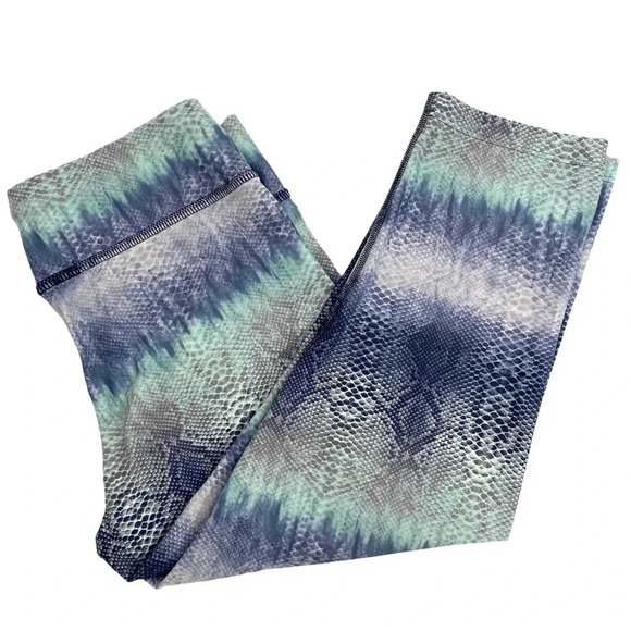 NUX Rio Capri Leggings Chameleon Ombré athletic Activewear Summer Crop Size S - Picture 6 of 8